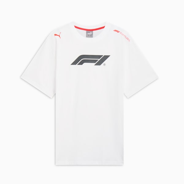 F1® ESS+ Men's Relaxed Tee, PUMA White, extralarge