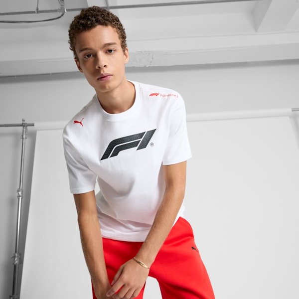 Formula 1® ESS+ Men's Relaxed Tee, PUMA White, extralarge