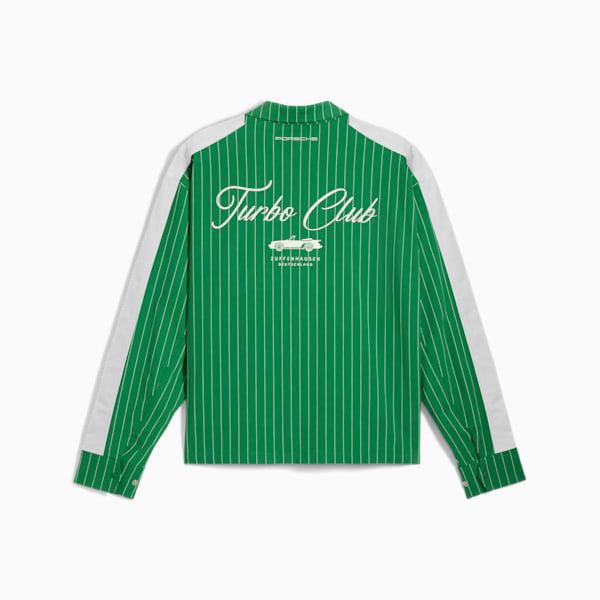 Porsche Legacy Lifestyle Men's Relaxed Fit Motorsport Jacket, Archive Green, extralarge-IND