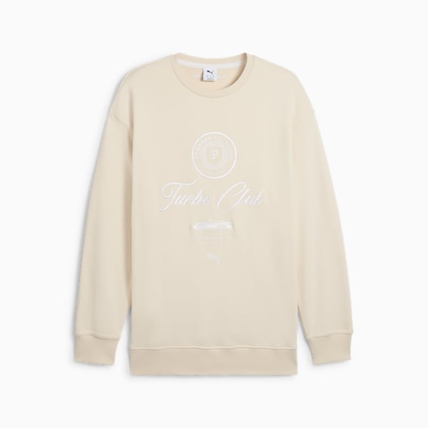 Porsche Legacy Lifestyle Men's Crew, Alpine Snow, extralarge