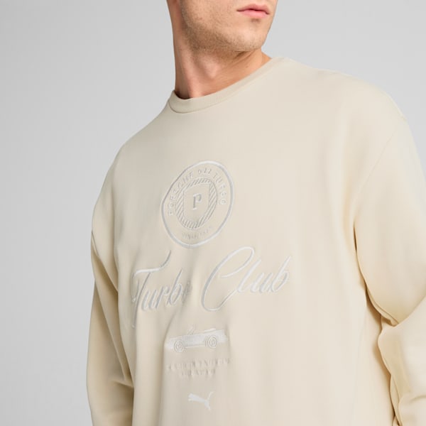 Porsche Legacy Lifestyle Men's Crew, Alpine Snow, extralarge