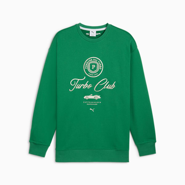 メンズ ポルシェ レガシー ライフスタイル クルー スウェット, Archive Green, extralarge-JPN