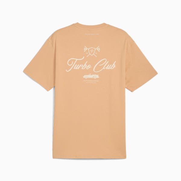 Porsche Legacy Lifestyle Men's Graphic Tee, Warm Beige, extralarge