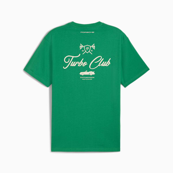 Porsche Legacy Lifestyle Men's Graphic Tee, Archive Green, extralarge