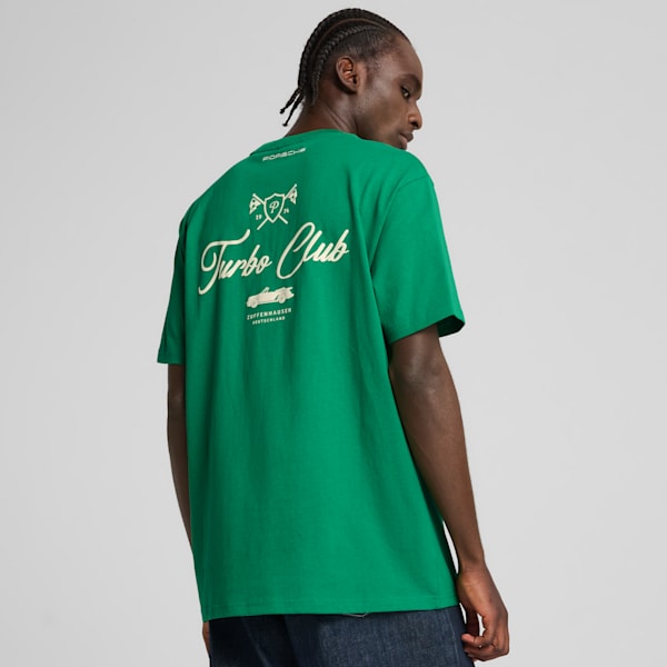 Playera Porsche Legacy Lifestyle para hombre, Archive Green, extralarge
