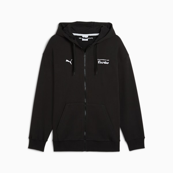 Porsche Legacy Men's Sweat Jacket, PUMA Black, extralarge