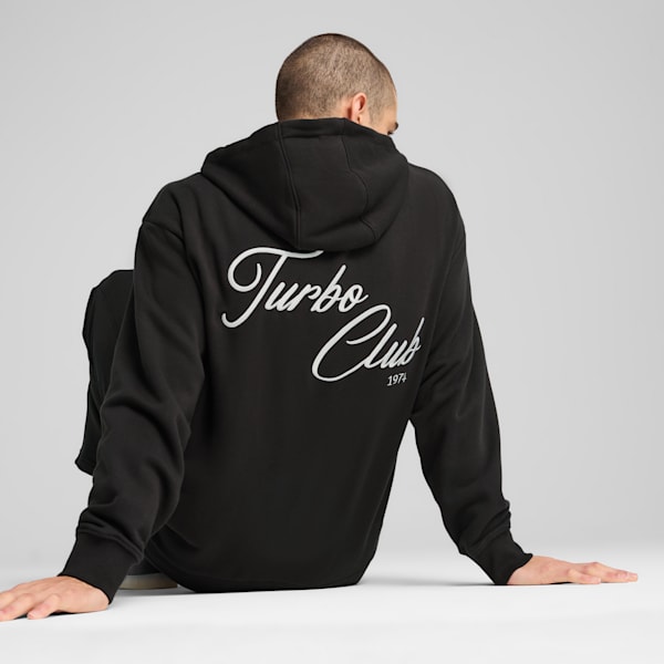 Porsche Legacy Men's Sweat Jacket, PUMA Black, extralarge