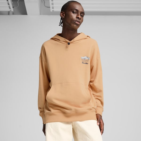 Sudadera con capucha Porsche Legacy para hombre, Warm Beige, extralarge