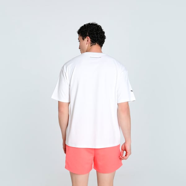 Porsche Legacy Graphic Men's Oversized Motorsport Tee, PUMA White, extralarge-IND