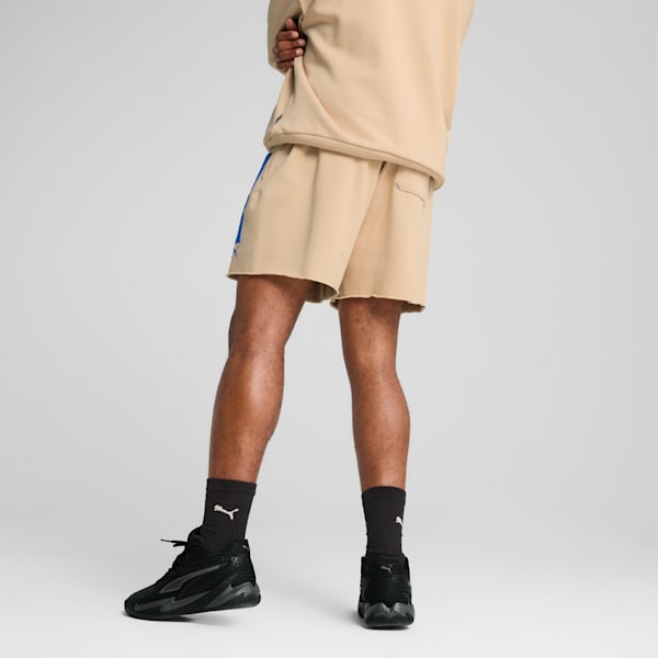 Ancient Roars Terry Relaxed Fit Basketball Shorts, Light Sand, extralarge-IND