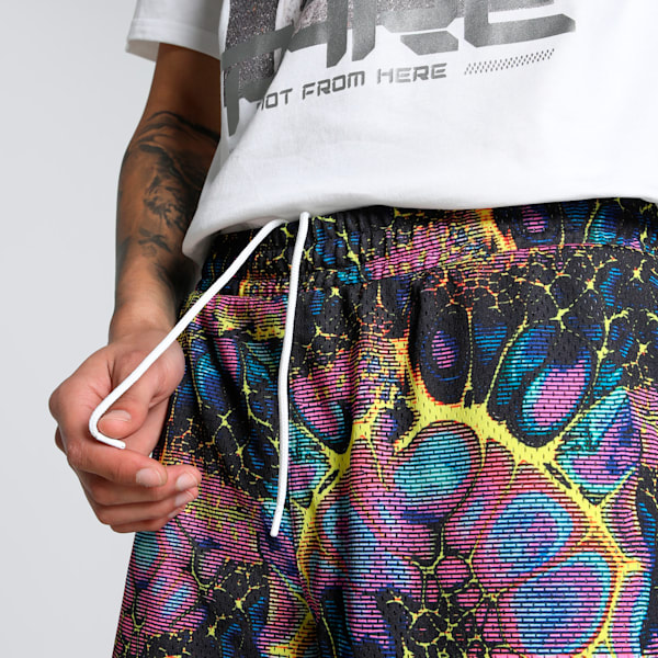 Melo Alien Skins 2-in-1 Men's Oversized Basketball Tights, PUMA Black, extralarge-IND