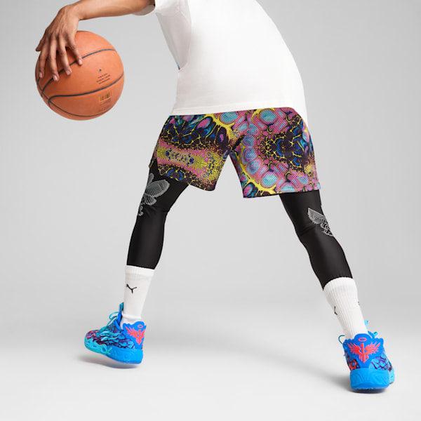 PUMA x LAMELO BALL Alien Skin 2-in-1 Men's Basketball Tights, PUMA Black, extralarge