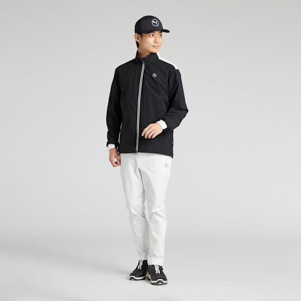 メンズ ゴルフ ストレッチ タフタ バックサイド ロゴ F ジャケット, PUMA Black, extralarge-JPN