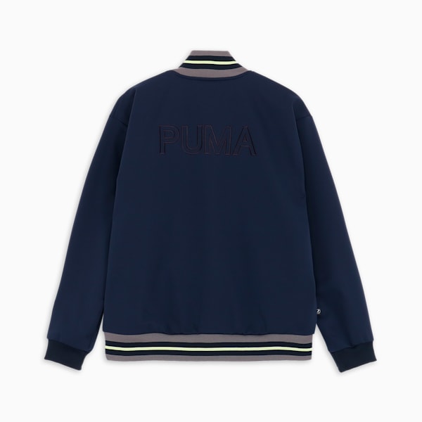メンズ ゴルフ PC ストレッチ ウィンド ボンバー ジャケット, Deep Navy, extralarge-JPN