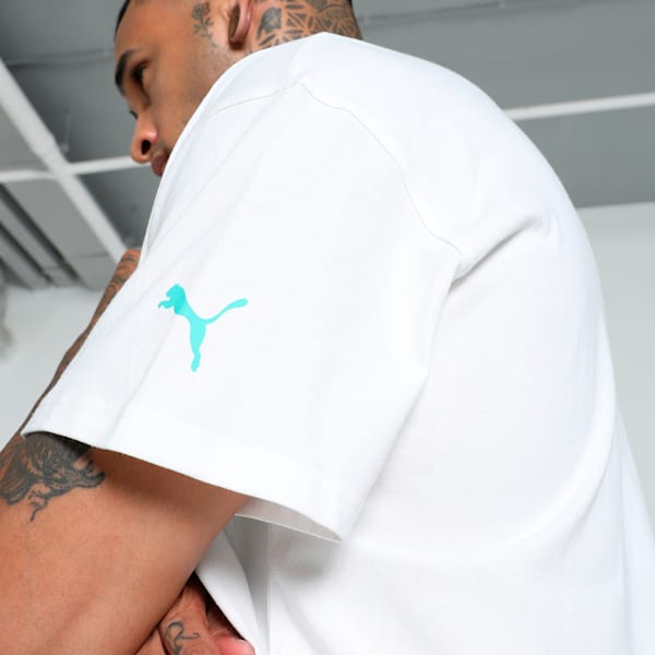 HOOPS x SCOOBY DOO Men's Oversized Fit Basketball Tee, PUMA White, extralarge-IND