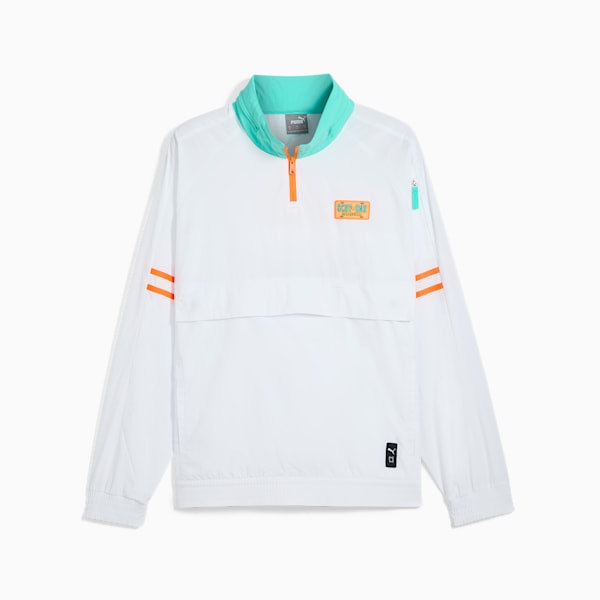 Hoops x SCOOBY DOO Men's Relaxed Fit Basketball Jacket, PUMA White, extralarge-IND