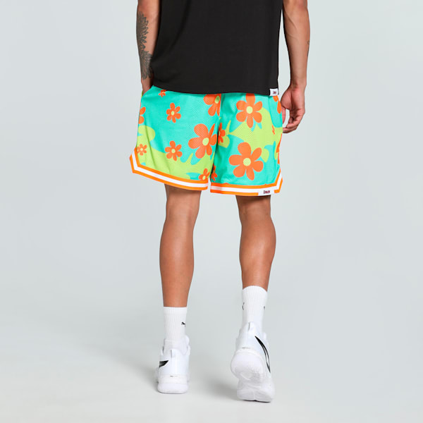HOOPS x SCOOBY DOO Men's Relaxed Fit Basketball Shorts, Aquatic-Lime Smash-AOP, extralarge-IND