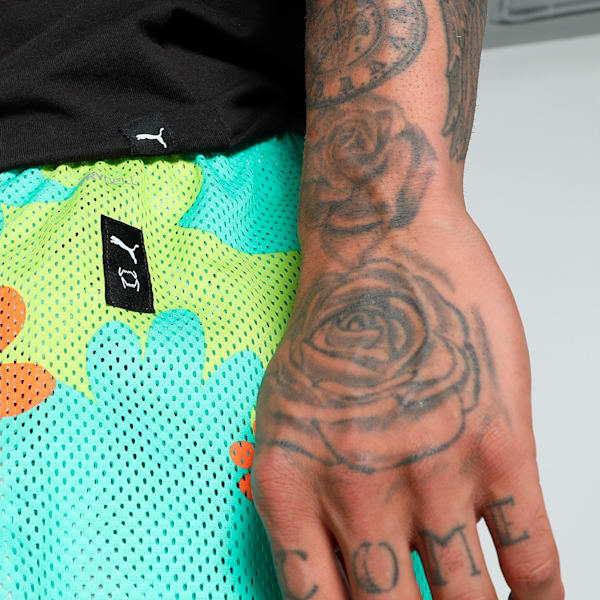 HOOPS x SCOOBY DOO Men's Relaxed Fit Basketball Shorts, Aquatic-Lime Smash-AOP, extralarge-IND