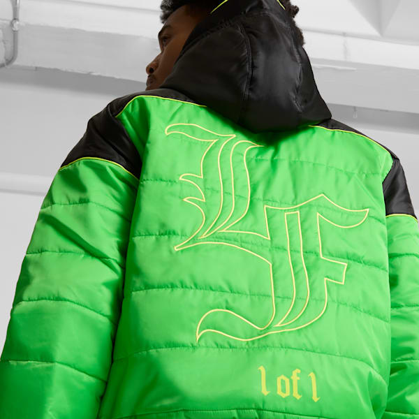 PUMA x LAMELO BALL LaFrancé Assist Men's Jacket, PUMA Green-Puma Black, extralarge