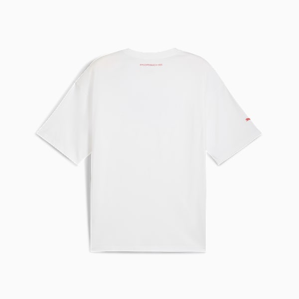 Porsche Legacy Graphic Men's Relaxed Fit Motorsport Tee, PUMA White, extralarge-IND