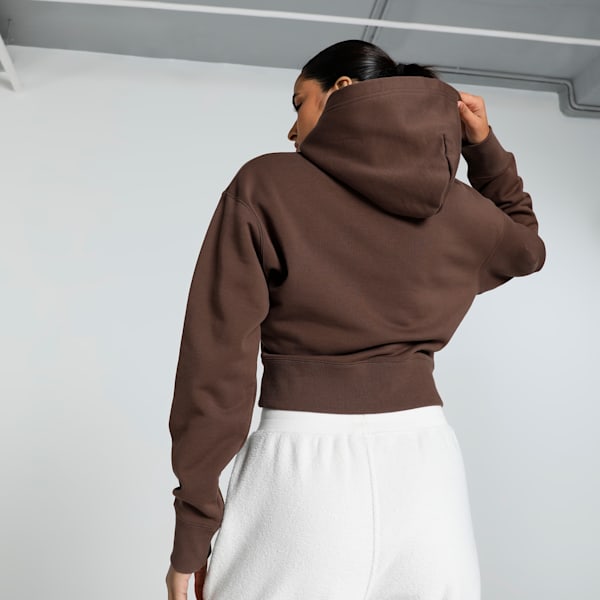 CLASSICS Artisanal Women's Relaxed Fit Hoodie, Espresso Brown, extralarge-IND