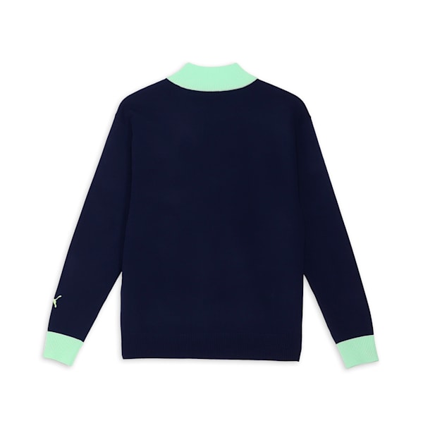 メンズ ゴルフ PC タートルネック CB ニット セーター, Deep Navy, extralarge-JPN