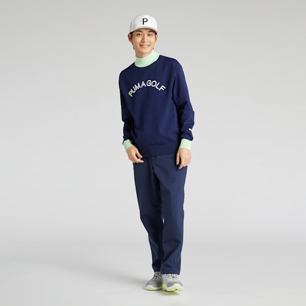 メンズ ゴルフ PC タートルネック CB ニット セーター, Deep Navy, extralarge-JPN