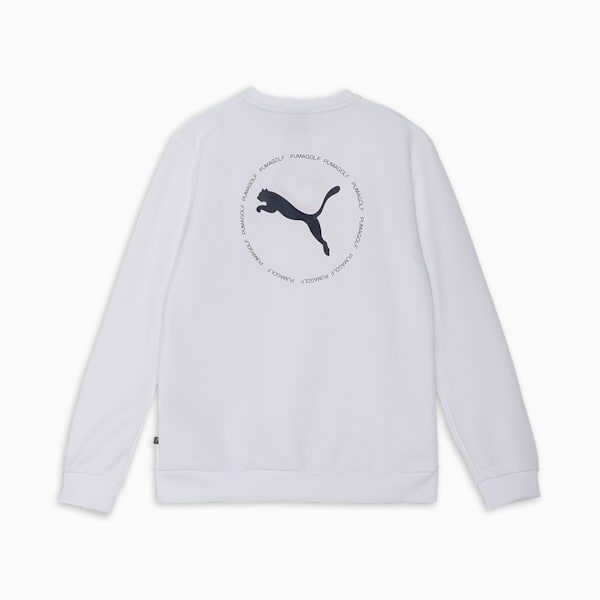 メンズ ゴルフ サークルキャット ダブルニット クルー ネック トップス, White Glow, extralarge-JPN