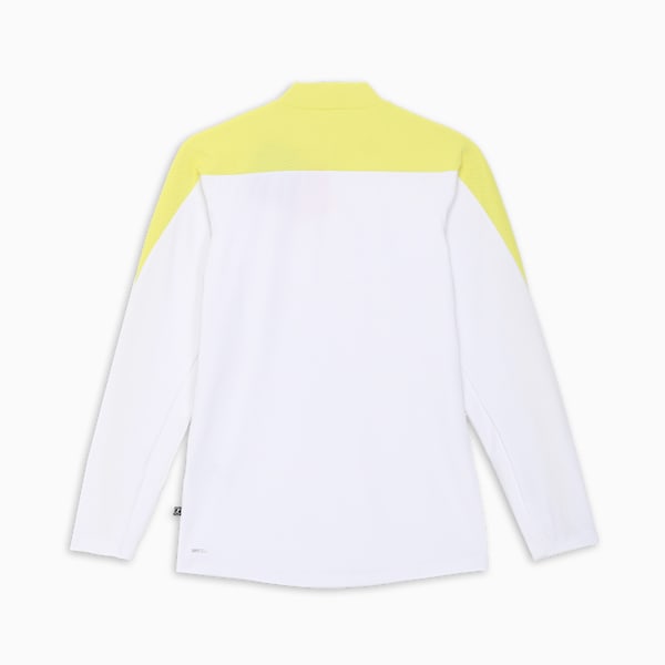 メンズ ゴルフ PF ストレッチ ピーチ スムース モックネック 長袖 シャツ, White Glow, extralarge-JPN