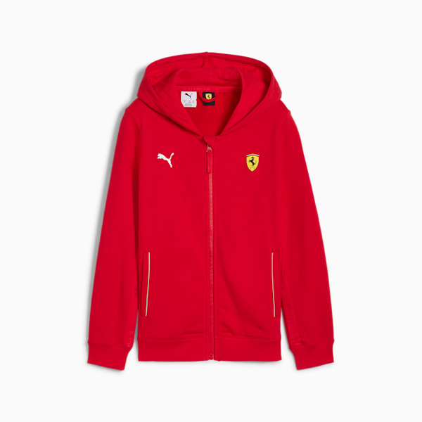 Chandail à capuchon Scuderia Ferrari Race Enfant et Adolescent, Rosso Corsa, extralarge