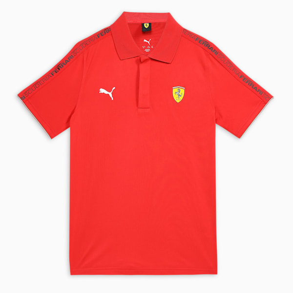 Ferrari Race Youth Motorsport Polo, Rosso Corsa, extralarge-IND