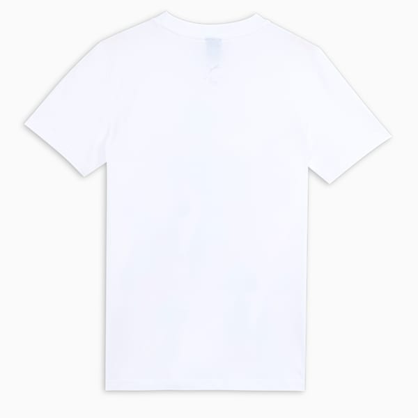Scuderia Ferrari Race Graphic Motorsport Youth Tee, PUMA White, extralarge-IND