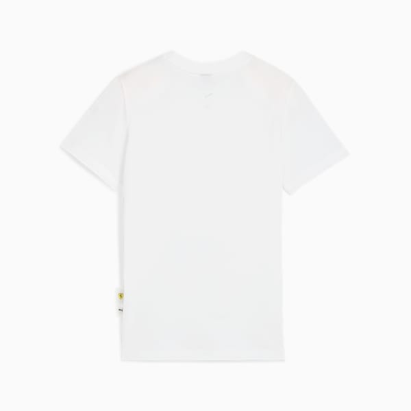 Scuderia Ferrari Race Big Kids' Graphic Tee, PUMA White, extralarge