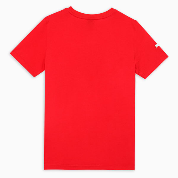 Scuderia Ferrari Race Colored Big Shield Motorsport Youth Tee, Rosso Corsa, extralarge-IND
