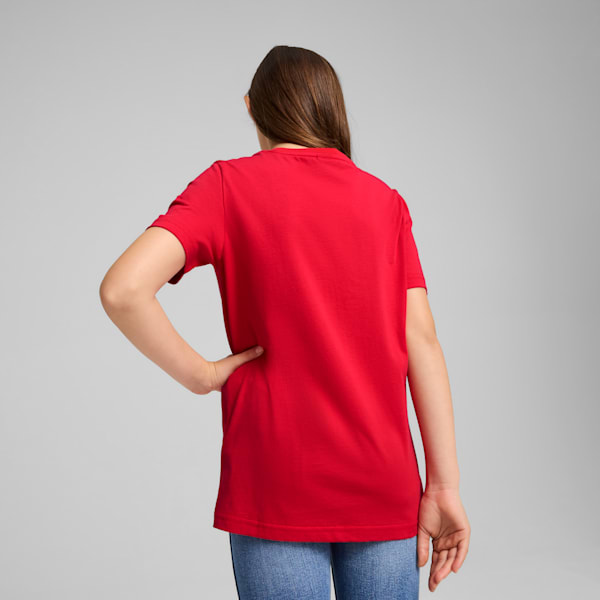 Scuderia Ferrari Race Colored Big Shield Motorsport Youth Tee, Rosso Corsa, extralarge-IND