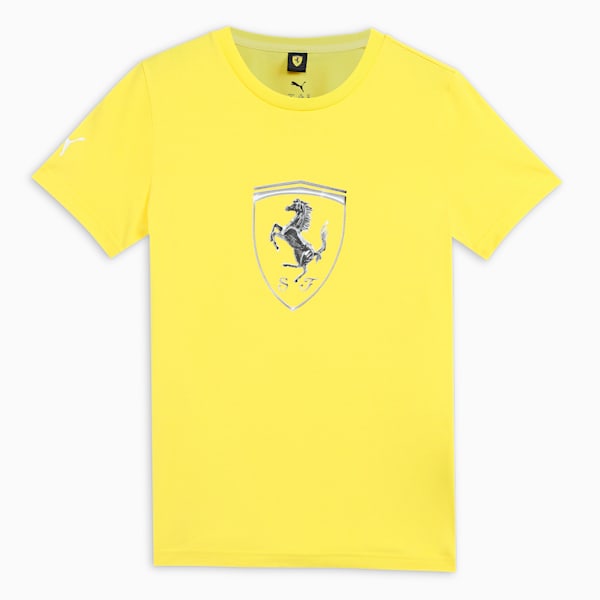Ferrari Race TBS Youth Motorsport Tee, Speed Yellow, extralarge-IND