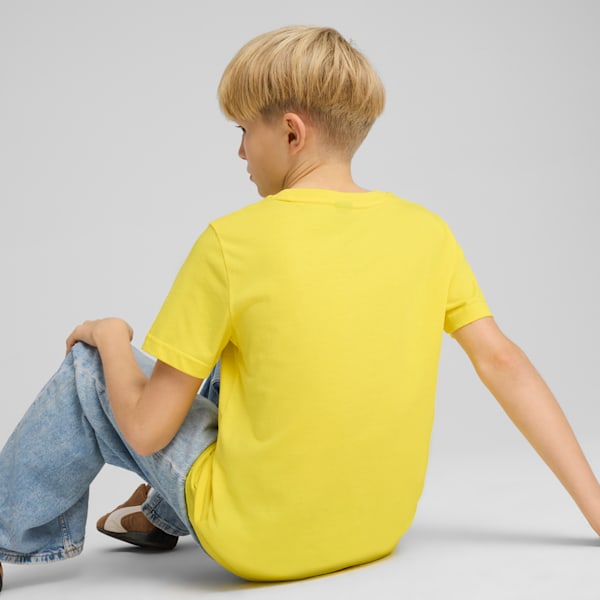 Ferrari Race TBS Youth Motorsport Tee, Speed Yellow, extralarge-IND