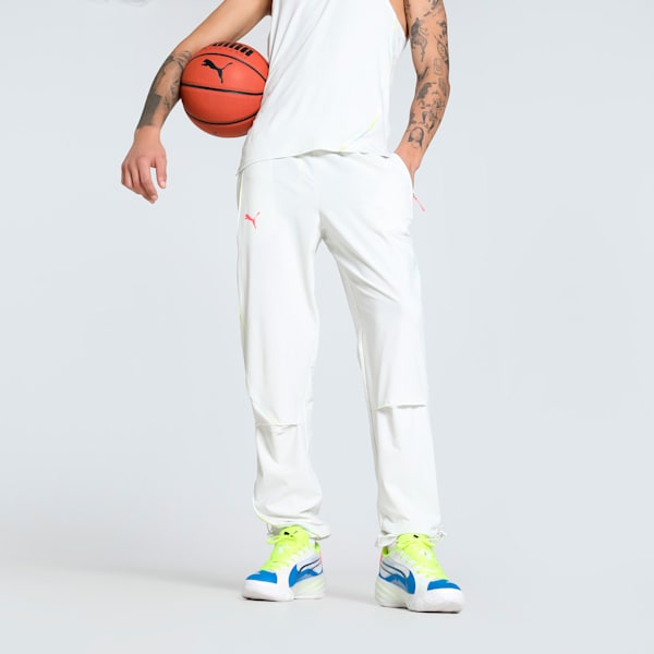 All Pro Men's Basketball Pants, Vapor Gray, extralarge-IND