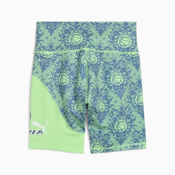 Shorts de ciclismo STEWIE x LACE EM UP para mujer, Spring Fern-AOP, extralarge