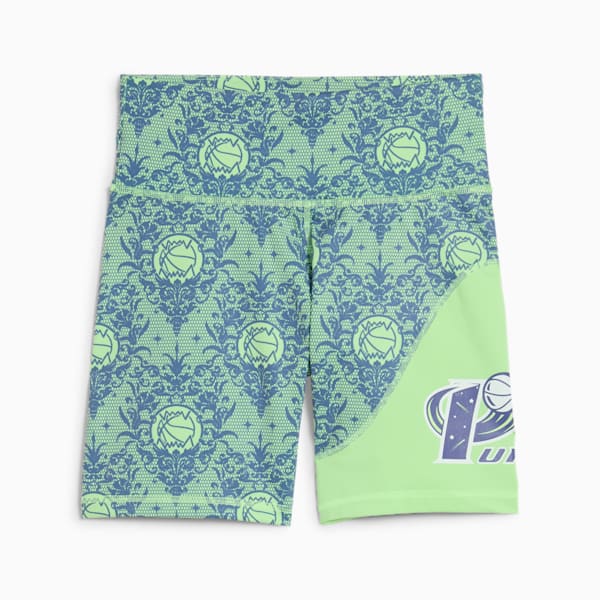 Short de vélo STEWIE x LACE EM UP Femme, Spring Fern-AOP, extralarge