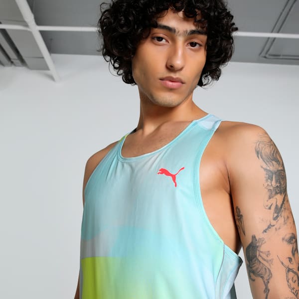 All Pro All-Over Print Men's Basketball Singlet, Nitro Blue-AOP, extralarge-IND