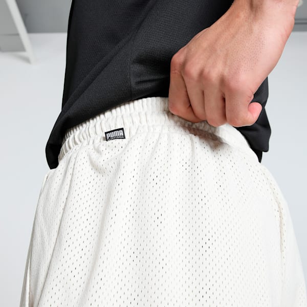 Dress Code Jawline Men's Relaxed Fit Basketball Shorts, Alpine Snow, extralarge-IND