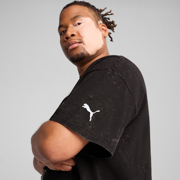 T-shirt de basketball Dylan Exhibit Homme, PUMA Black, extralarge