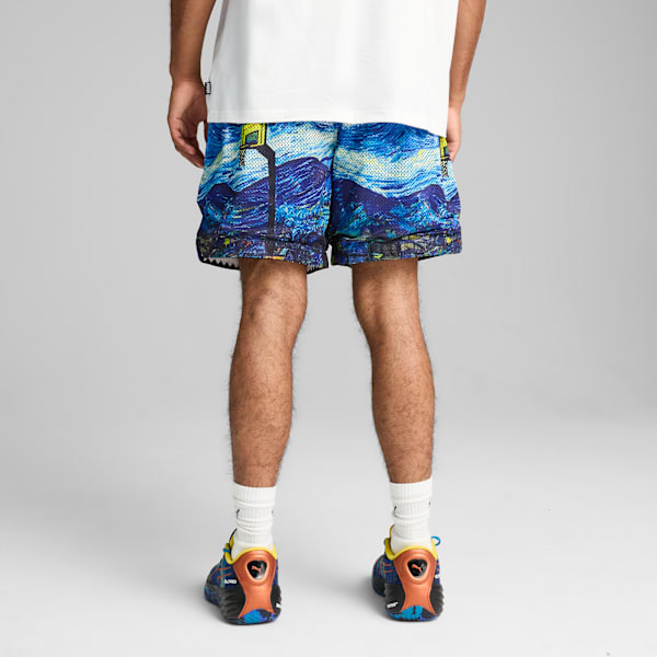 Shorts estampados Dylan Exhibit 17cm, Vivid Blue-AOP, extralarge