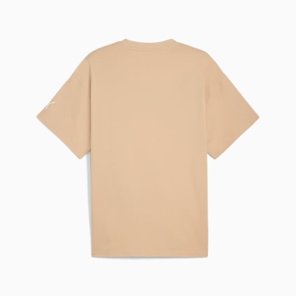 Dylan Exhibit Men's Basketball Tee, Light Sand, extralarge