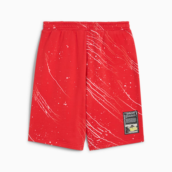 Scuderia Ferrari Race Colour Splash Motorsport Men's Shorts, Rosso Corsa, extralarge-IND