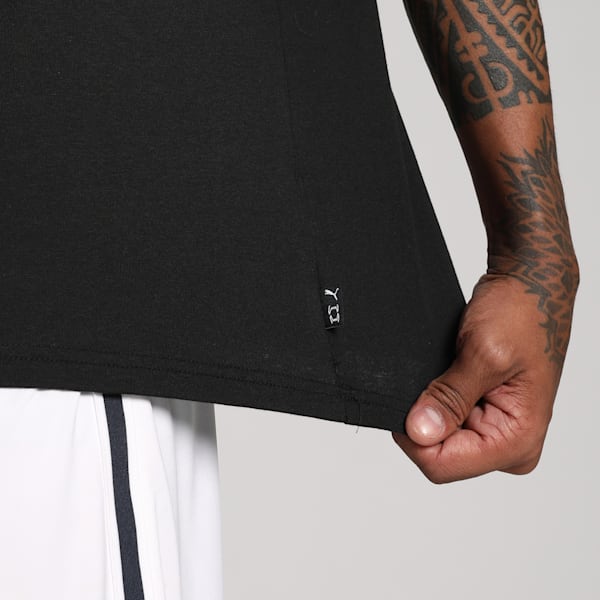 Jaws Core Men's Oversized Basketball Tee, PUMA Black, extralarge-IND