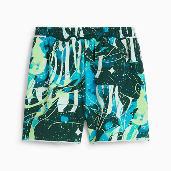 Hoop Dreamz Short II, Dark Myrtle-Spring Fern-AOP, extralarge