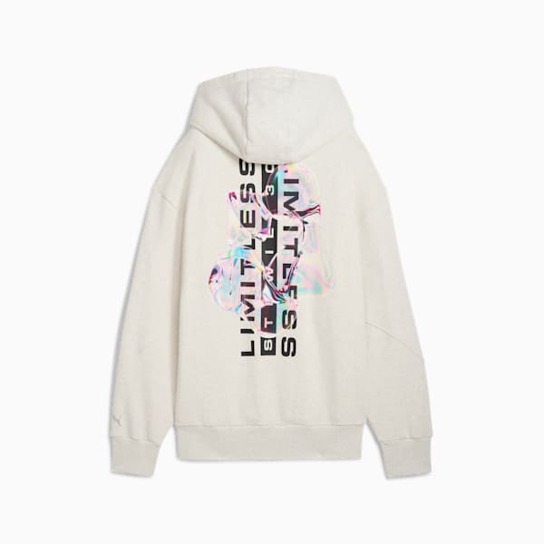 Sudadera con capucha de básquetbol para mujer Stewie Prism, Vapor Gray Heather, extralarge