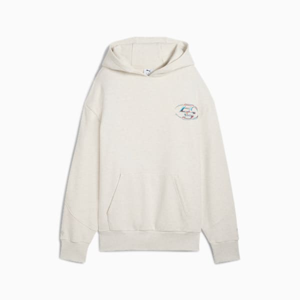 Sudadera con capucha de básquetbol para mujer Stewie Prism, Vapor Gray Heather, extralarge